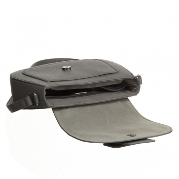 Betty Barclay Flap Bag, anthracite