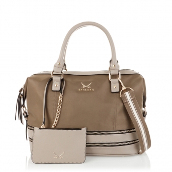 Sansibar Handtasche Taupe