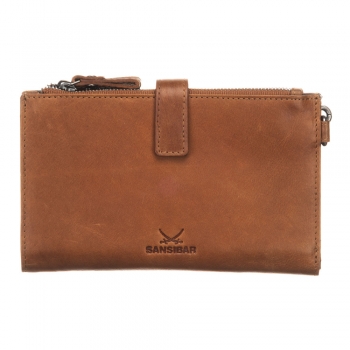 Sansibar Flap Wallet L, brandy