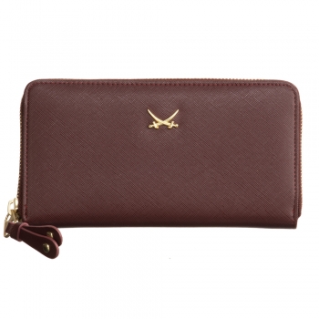 Sansibar Zip Wallet L, merlot