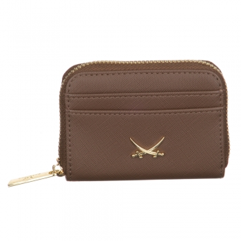 Sansibar Zip Wallet S, cappuccino