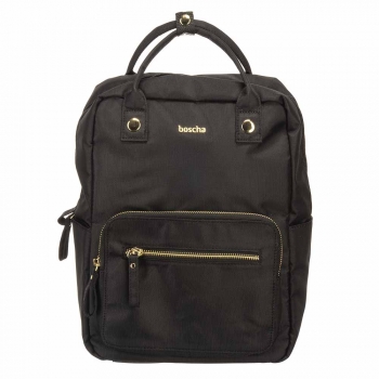 BOSCHA Canvas Backpack, black
