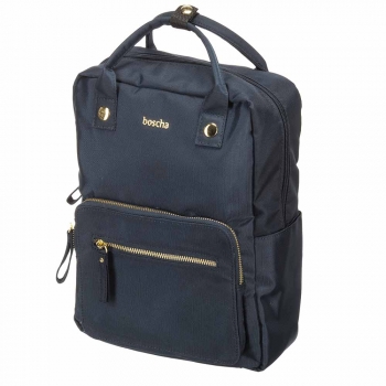 Preview: BOSCHA Canvas Backpack, blue