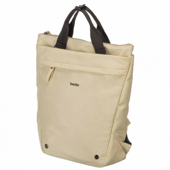 Preview: BOSCHA Nylon Backpack, cream