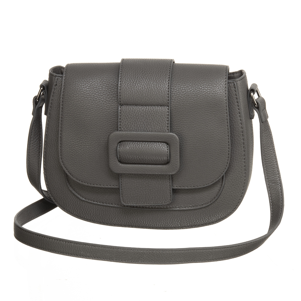 Betty Barclay Flap Bag, anthracite