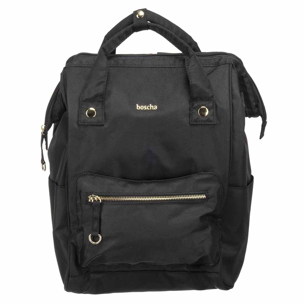 BOSCHA Canvas Backpack, black
