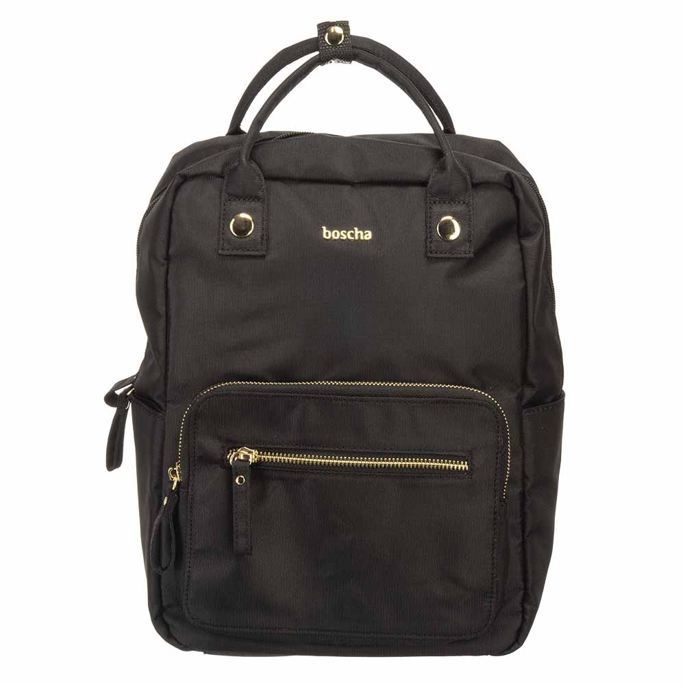 BOSCHA Canvas Backpack, black